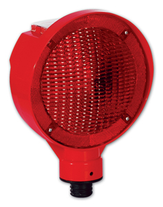 11827 FLS FLASH LED SOLAIRE ROUGE DE FACE
